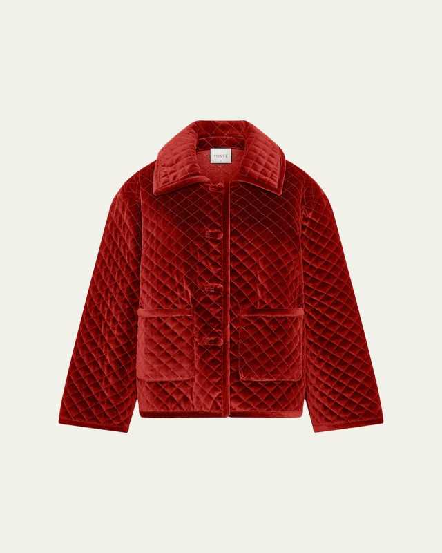 Marley Quilted Velvet Jacket
